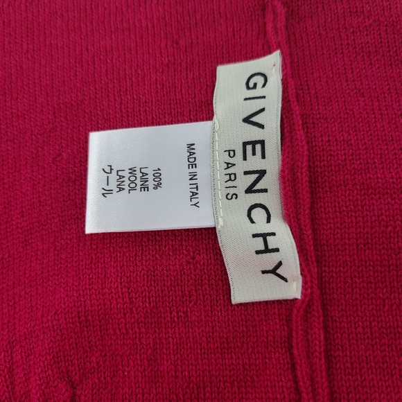 Givenchy Split Logo Wool Skull Cap Beanie Winter Hat Fold Cuff Made In Italy NWT - Picture 10 of 13